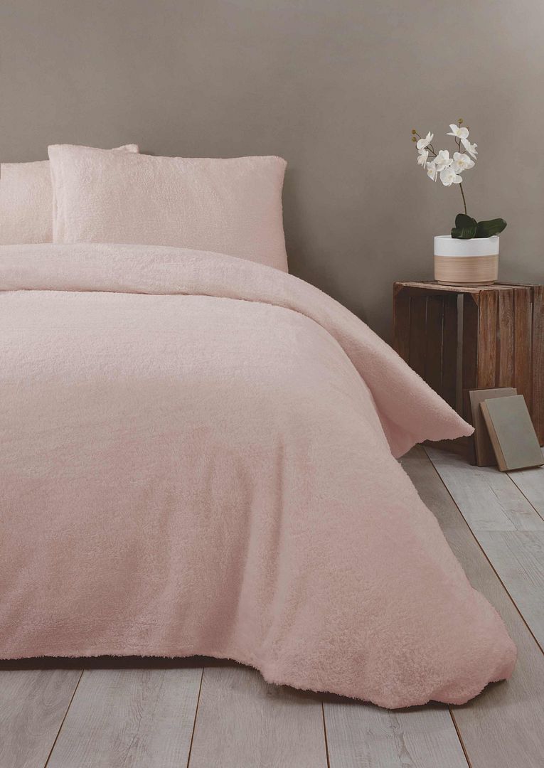 Pink Bequem Warm Teddybär Sherpa Fleece Fell Bettwäscheset | eBay